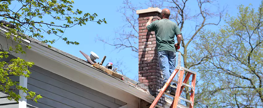 Vinyl and PVC Chimney Flashing Installation in Shelton, CT